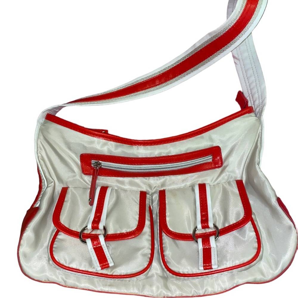 Vintage Red and Brown Bag